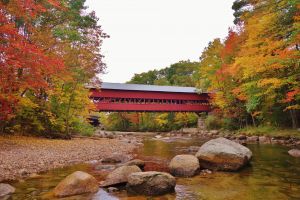 Covered Bridge Over Red Swift River