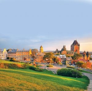 Fairmont Le Chateau Frontenac in Old Quebec