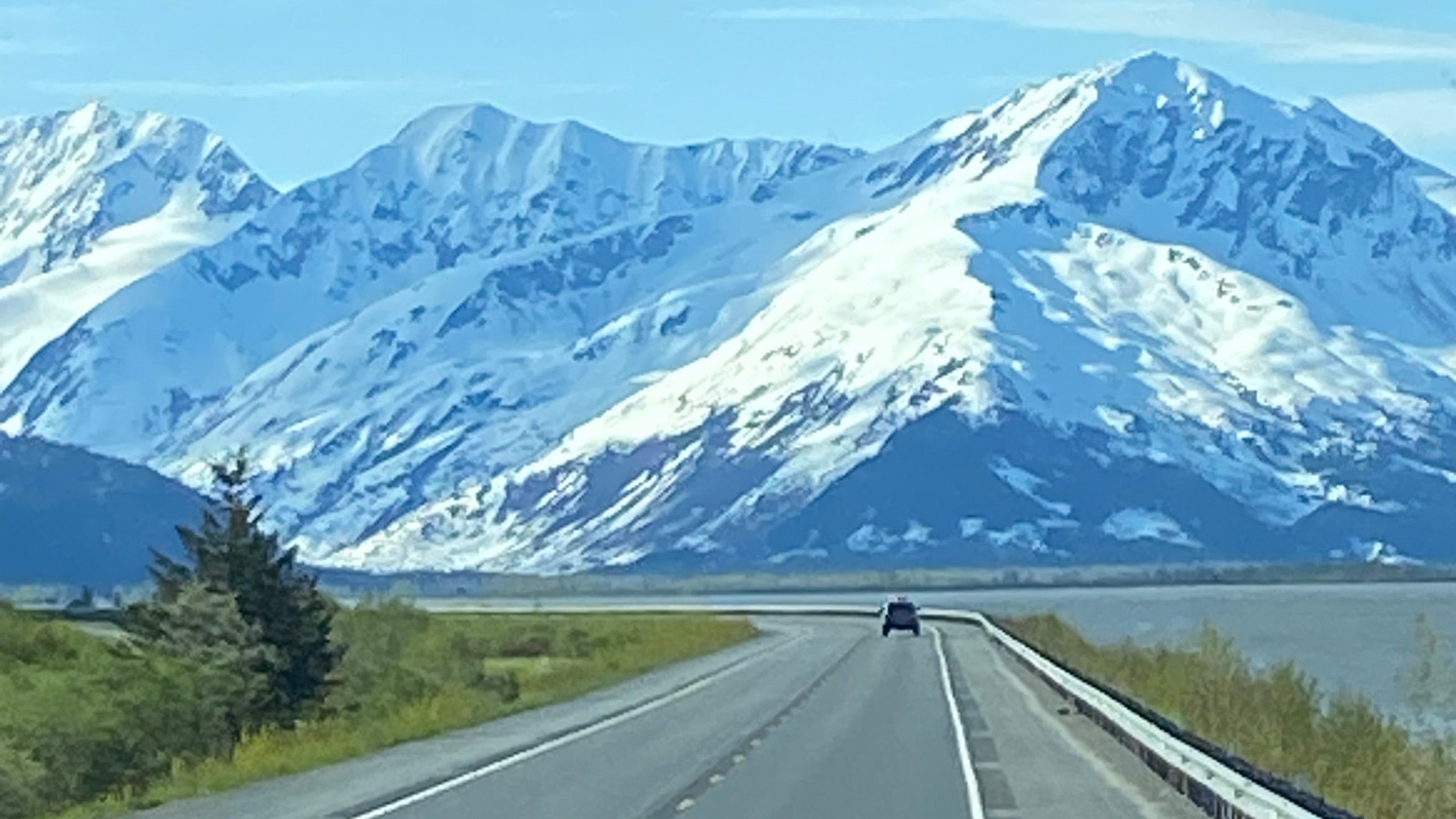 Scenic Alaska Highway