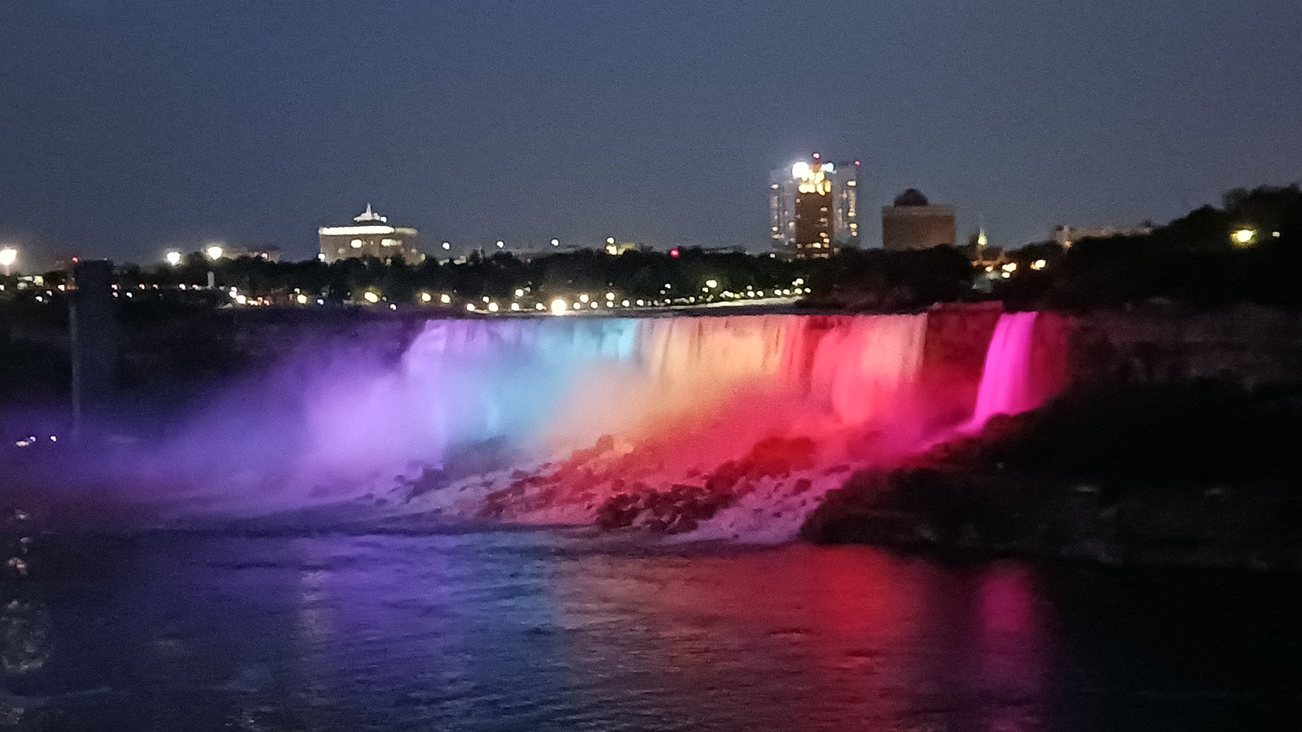 Illuminated Niagara Falls